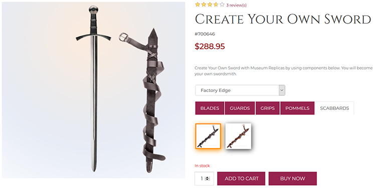 If you were to design your own sword with your element in it, what