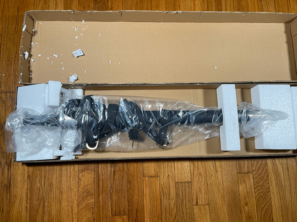 Ryujin Arming sword unboxing