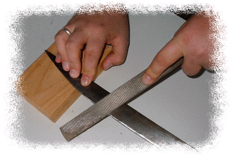 Sharpening a Sword by Hand 